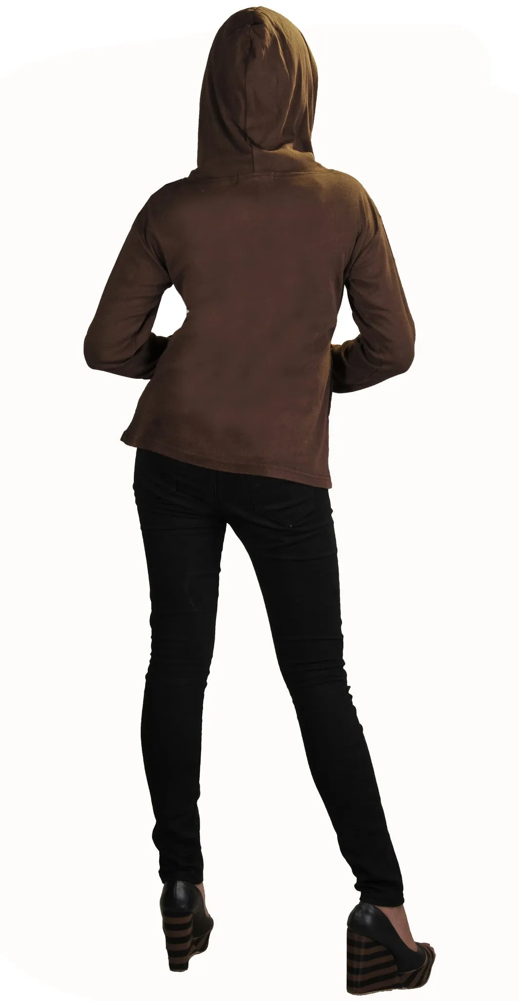 womens-multicolored-stone-washed-cotton-cardigan-with-attach-hood