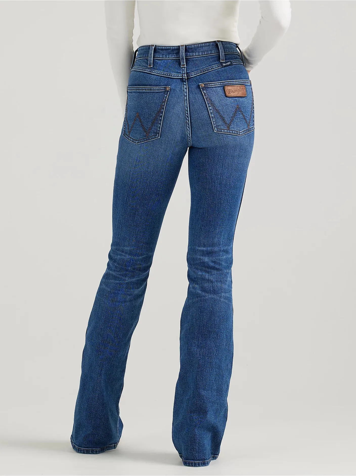 Wrangler Ladies  Retro Bailey High Rise Flare Jean - Aria - 112356681